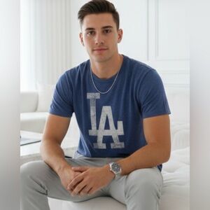 LA Blue Graphic T-Shirt